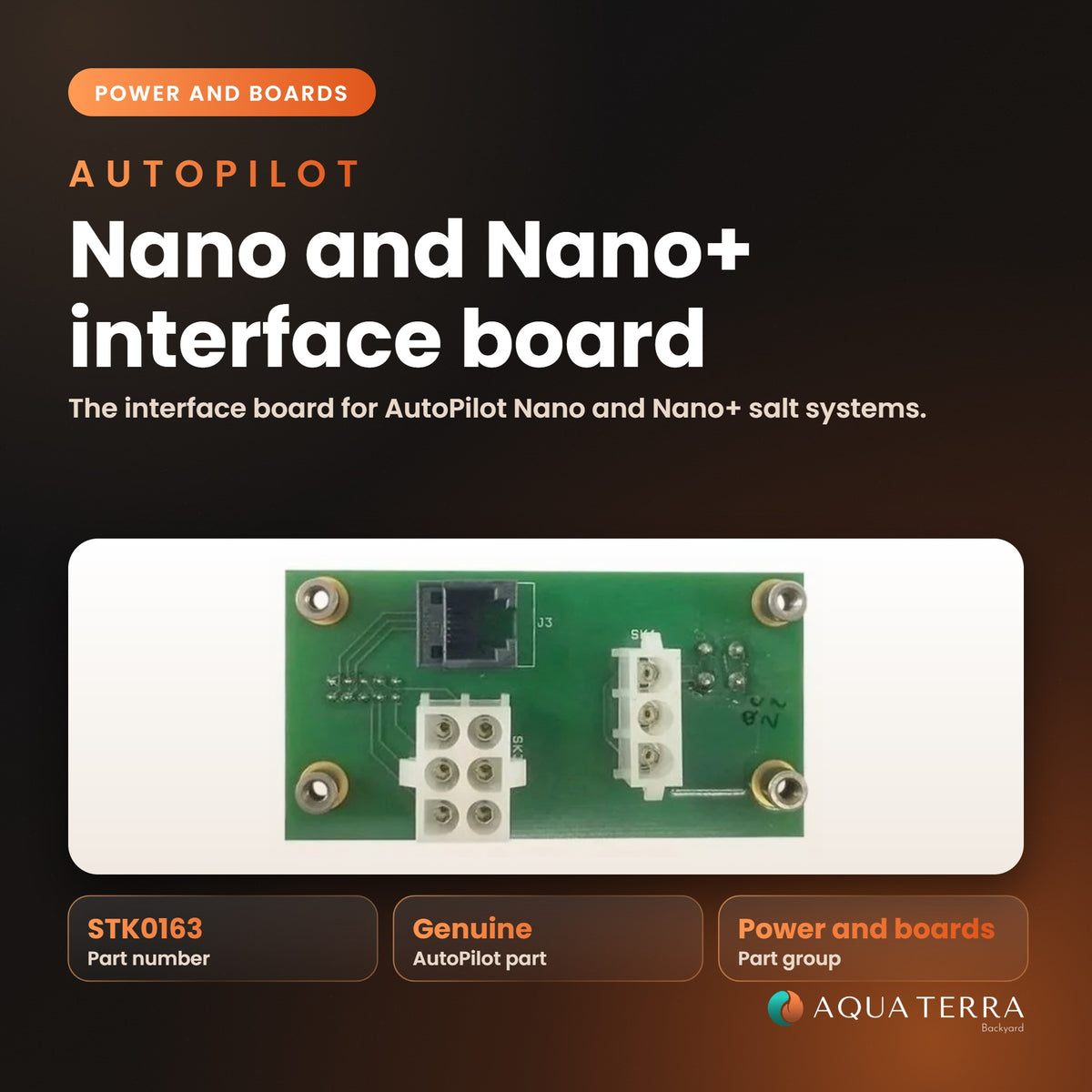 AutoPilot Nano/Nano+ Interface Board, model STK0163, view 2