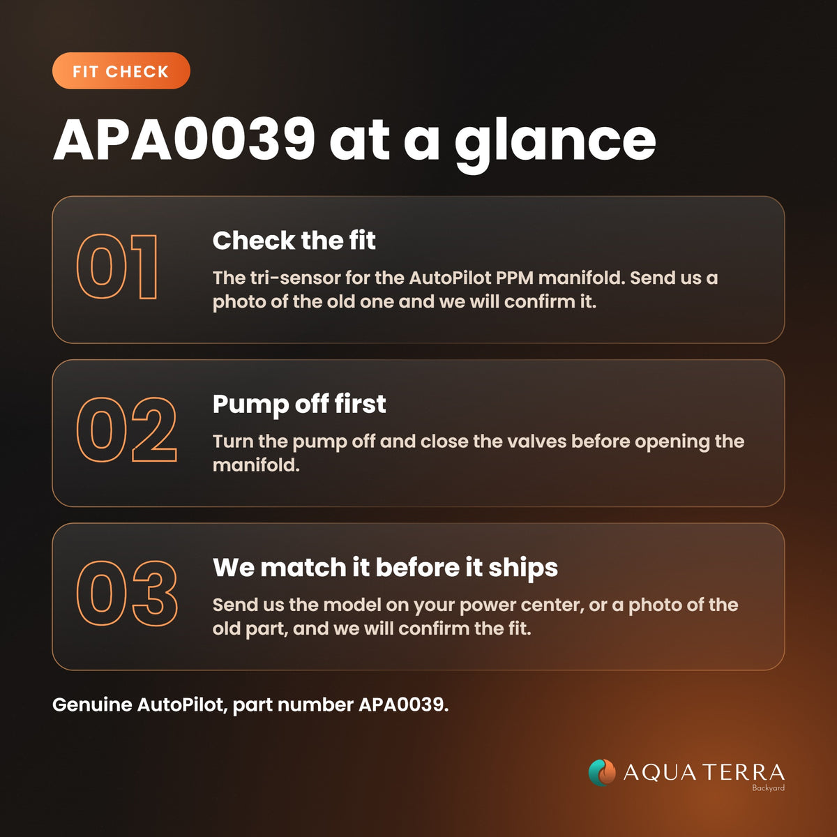 AutoPilot Tri-Sensor, 24 ft Cord, model APA0039, view 3