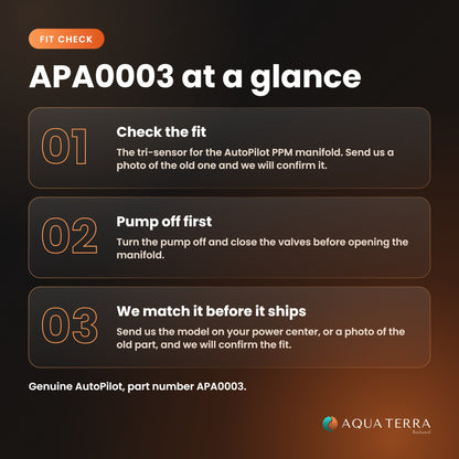 AutoPilot Tri-Sensor, 12 ft Cord, model APA0003, view 3