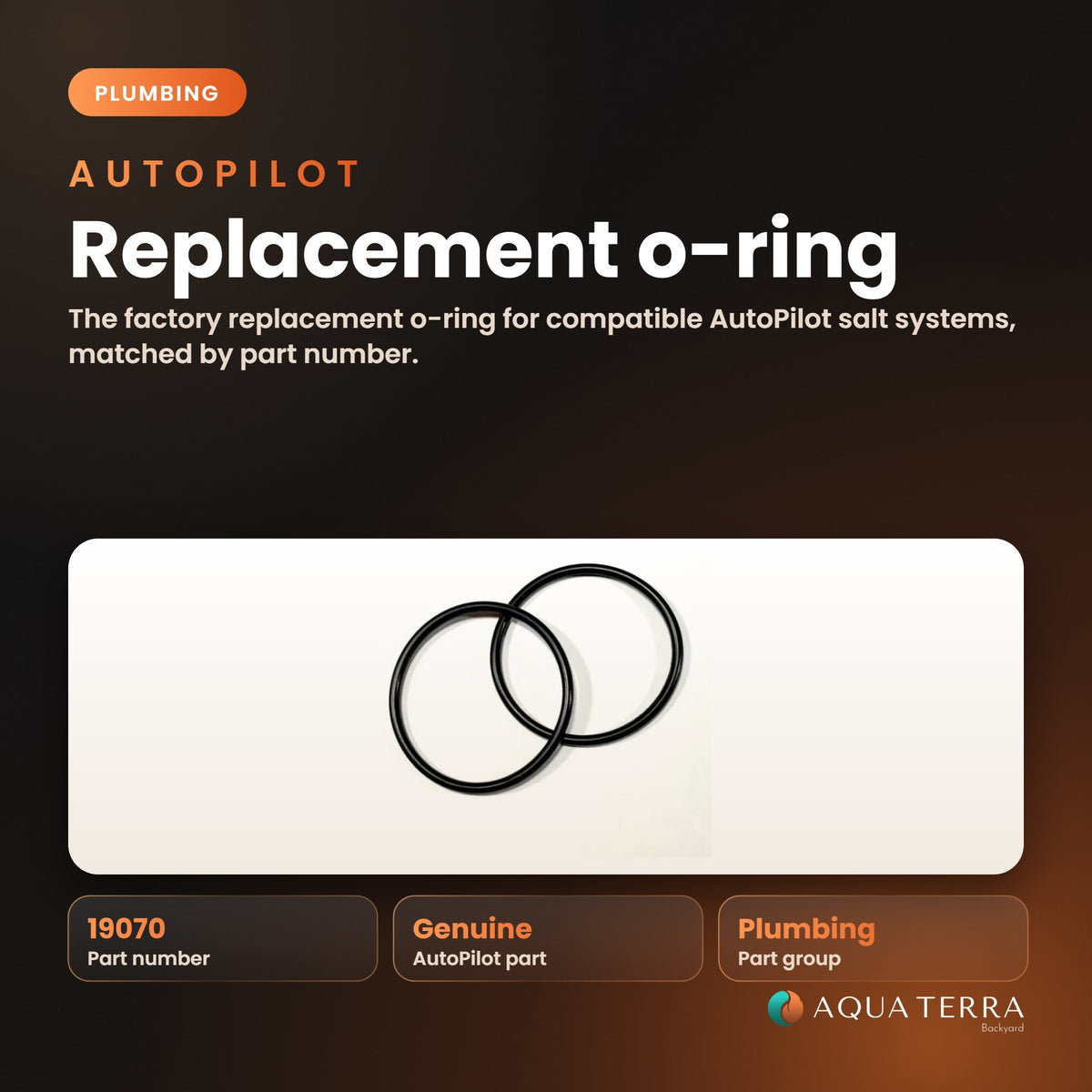 AutoPilot O-Ring, 1/2 inch, model 19070, view 2