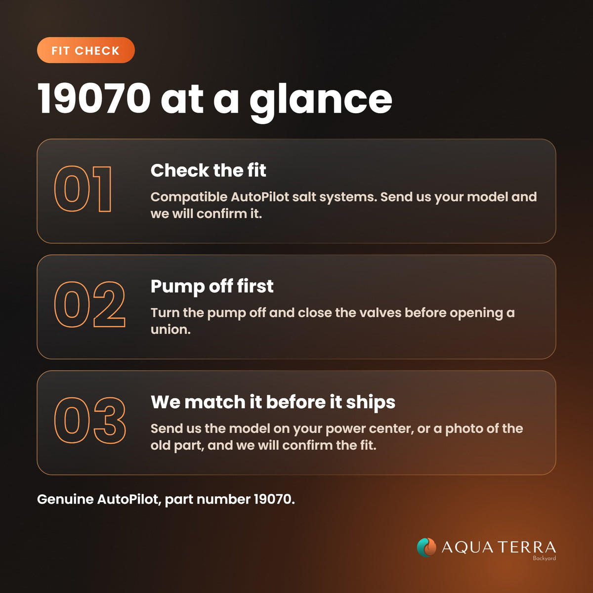 AutoPilot O-Ring, 1/2 inch, model 19070, view 3