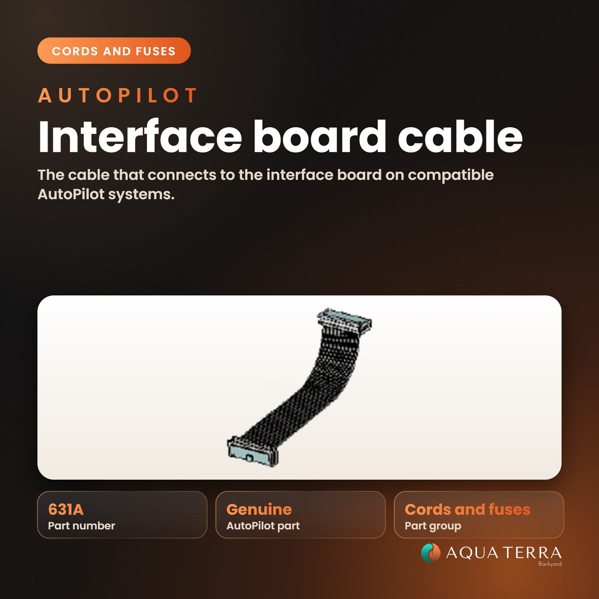 AutoPilot Interface Board Cable, model 631A, view 2