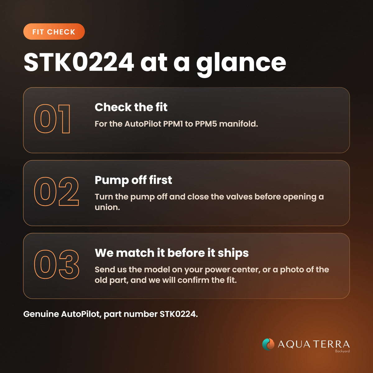 AutoPilot Union Strainer, model STK0224, view 3