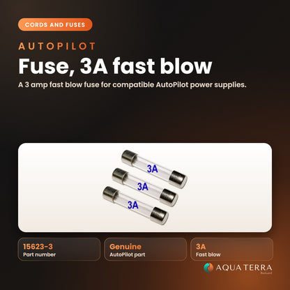 AutoPilot Fuse, 3A, Fast Blow, model 15623-3, view 2