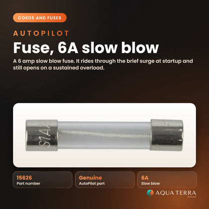 AutoPilot Fuse, 6A, Slow Blow, model 15626, view 2