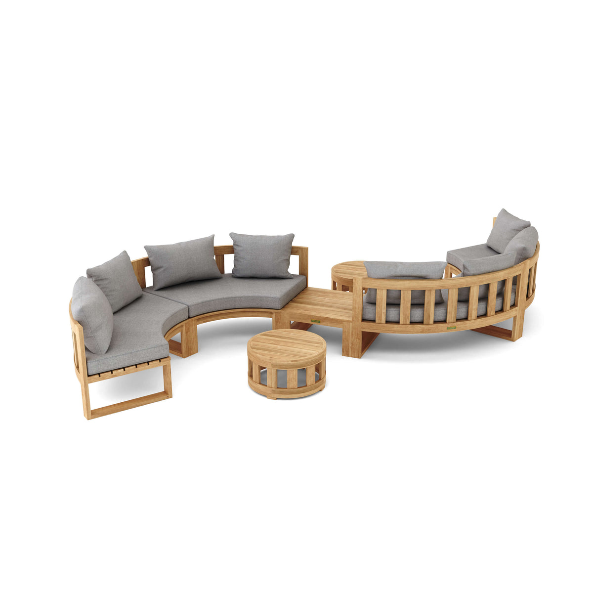 Anderson Teak Circular Modular Deep Seating Set