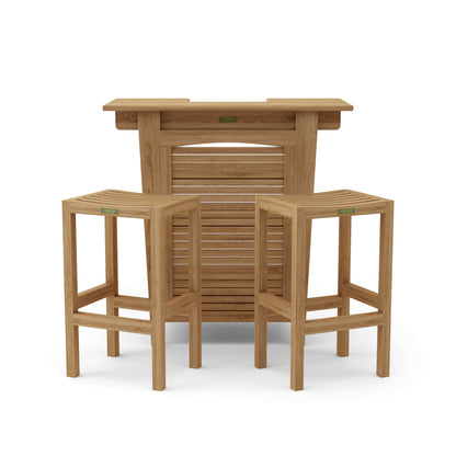 Anderson Teak Montego 3-Piece Bar Set