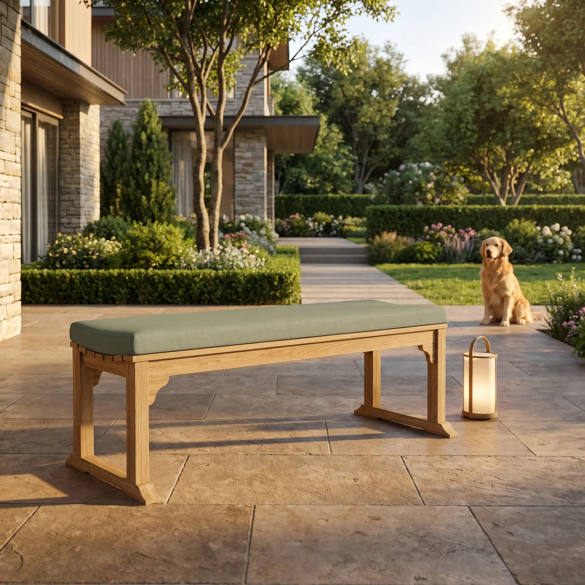Anderson Teak Cushion for the Mason 3-Seater Backless Bench