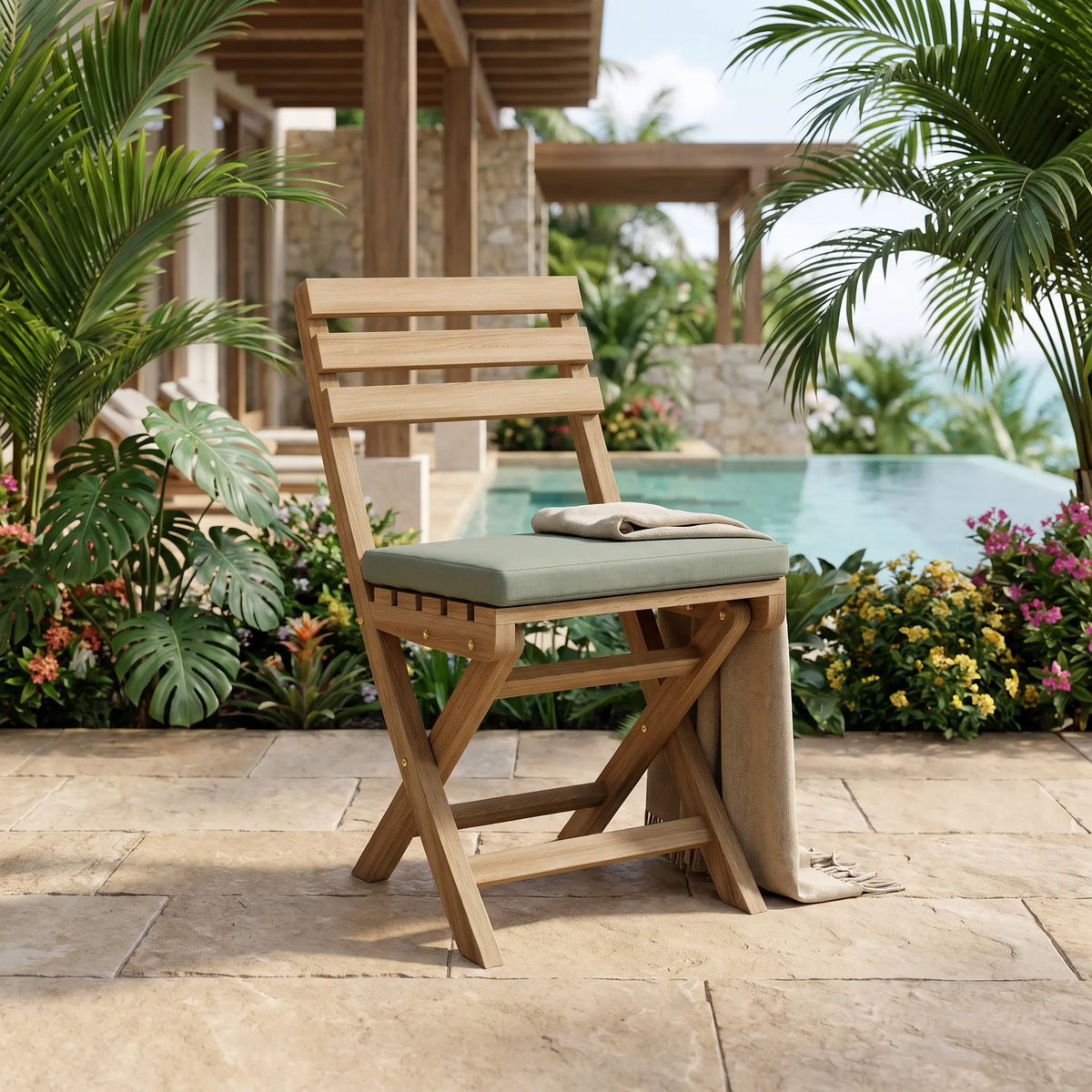 Anderson Teak Cushion for the Alabama Folding Chair