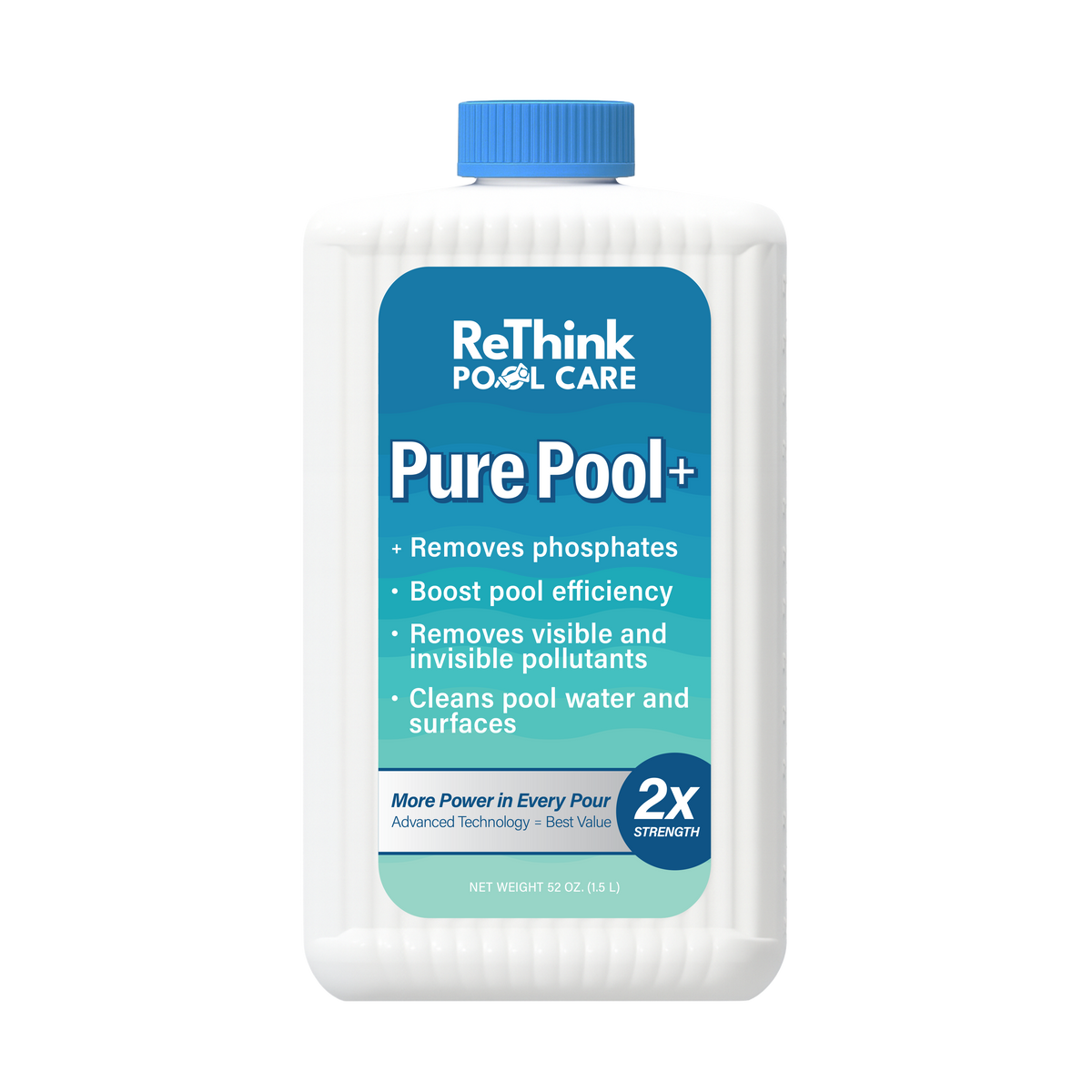 ReThink Pool Care Pure Pool Plus weekly pool maintenance treatment