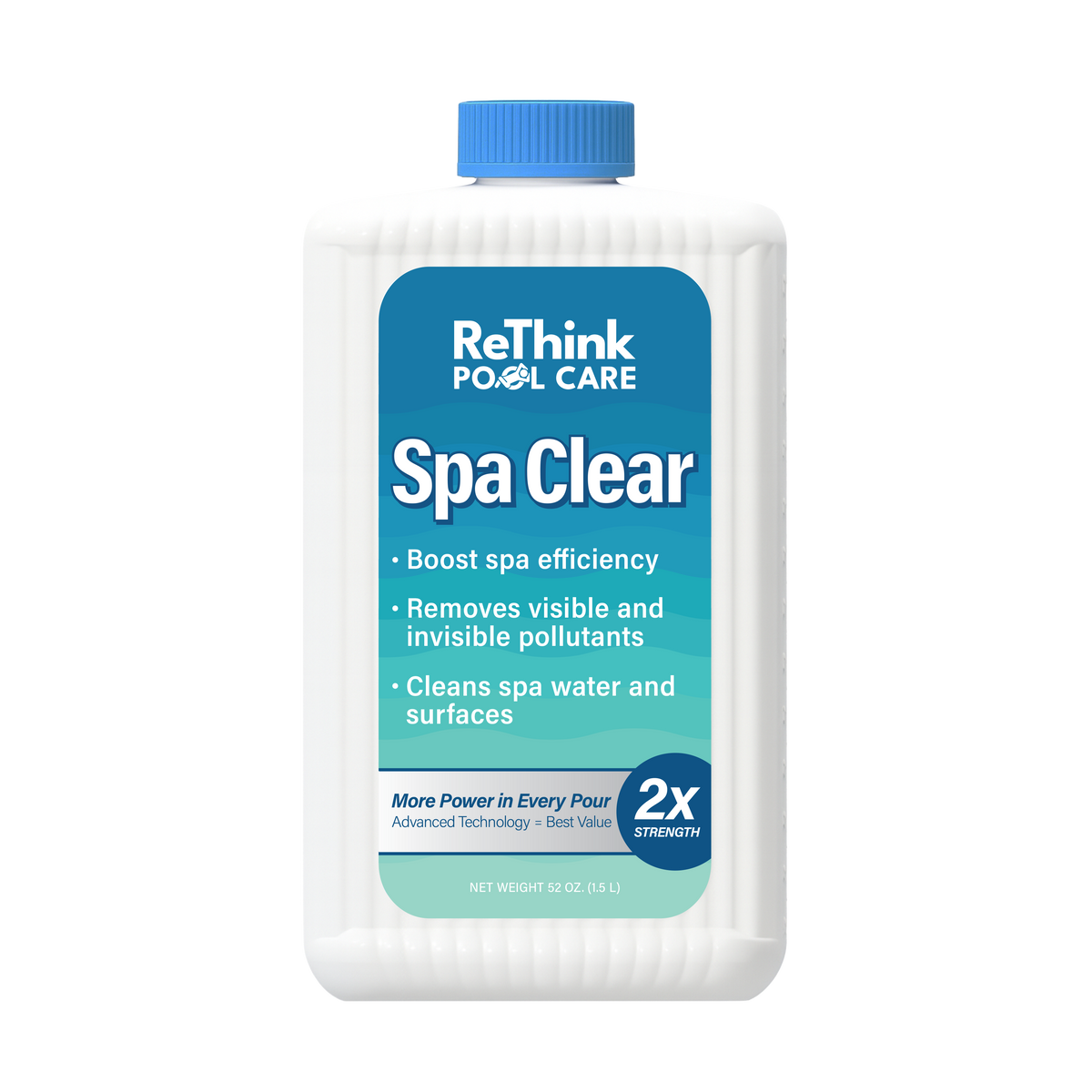 ReThink Pool Care Spa Clear weekly hot tub water cleaner