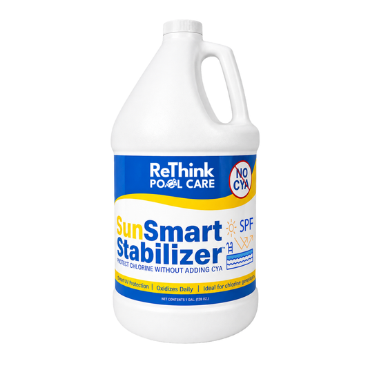 ReThink Pool Care SunSmart Stabilizer chlorine efficiency enhancer