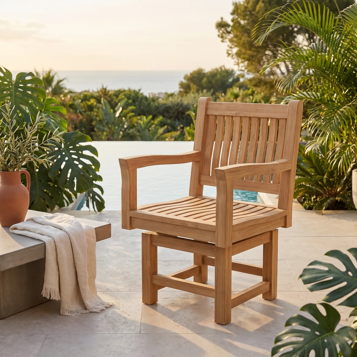 Anderson Teak Rialto Rocker Dining Armchair