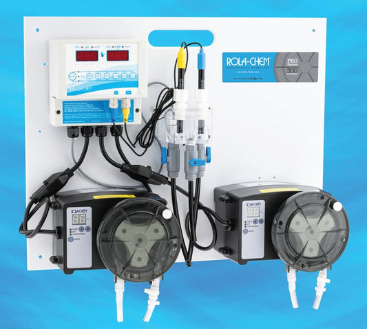 Rola-Chem Pro Series 300 Ready-to-Mount Chemical Feed System, 12 GPD, model 554503