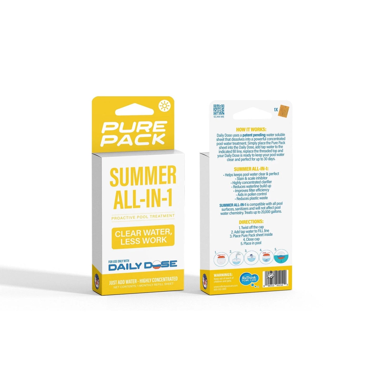 ReThink Pool Care Daily Dose automatic pool chemical dispenser floating treatment system for swimming pools