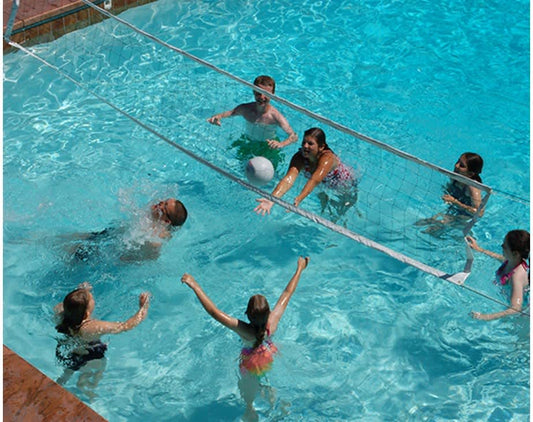 S.R. Smith Swim-N-Spike Complete Volleyball System, Includes Anchors, model VOLY