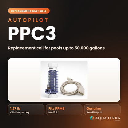 AutoPilot PPC3 Replacement Salt Cell, up to 50,000 Gallons, model PPC3, view 2