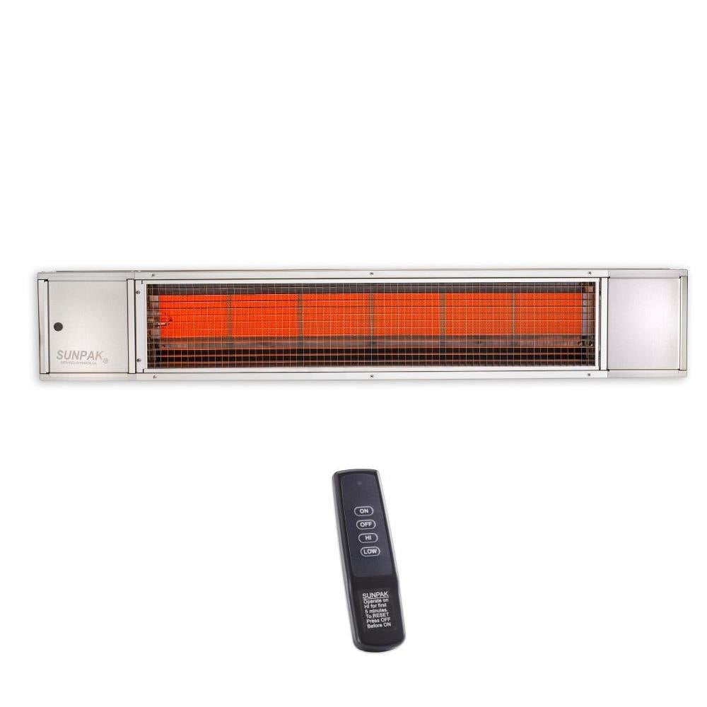 Sunpak 12021LP S34 S TSR Stainless Steel Two Stage 25,000 And 34,000 BTU 48" Infrared Heater Liquid Propane