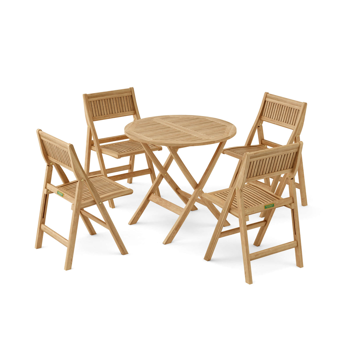 Anderson Teak Windsor 5-Piece Round Bistro Set