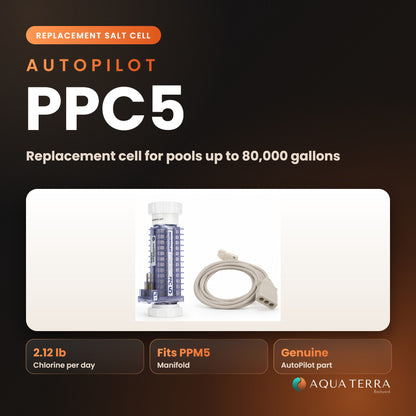 AutoPilot PPC5 Replacement Salt Cell, up to 80,000 Gallons, model PPC5, view 2