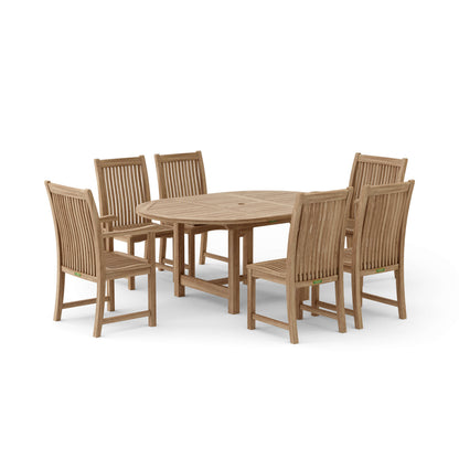 Anderson Teak Bahama Chicago 7-Piece Dining Chair Set