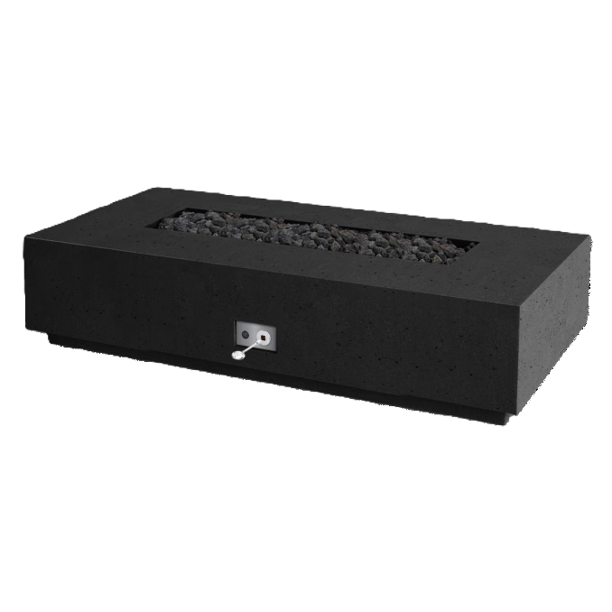 Firegear SAN176-MT-N-RA 76-inch raven natural gas Match Throw fire table