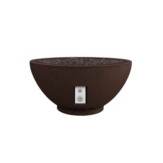 Firegear Sanctuary 3 Propane Fire Bowl in Chocolate with TPSI - SAN3-26DBSTPSI-CH-P