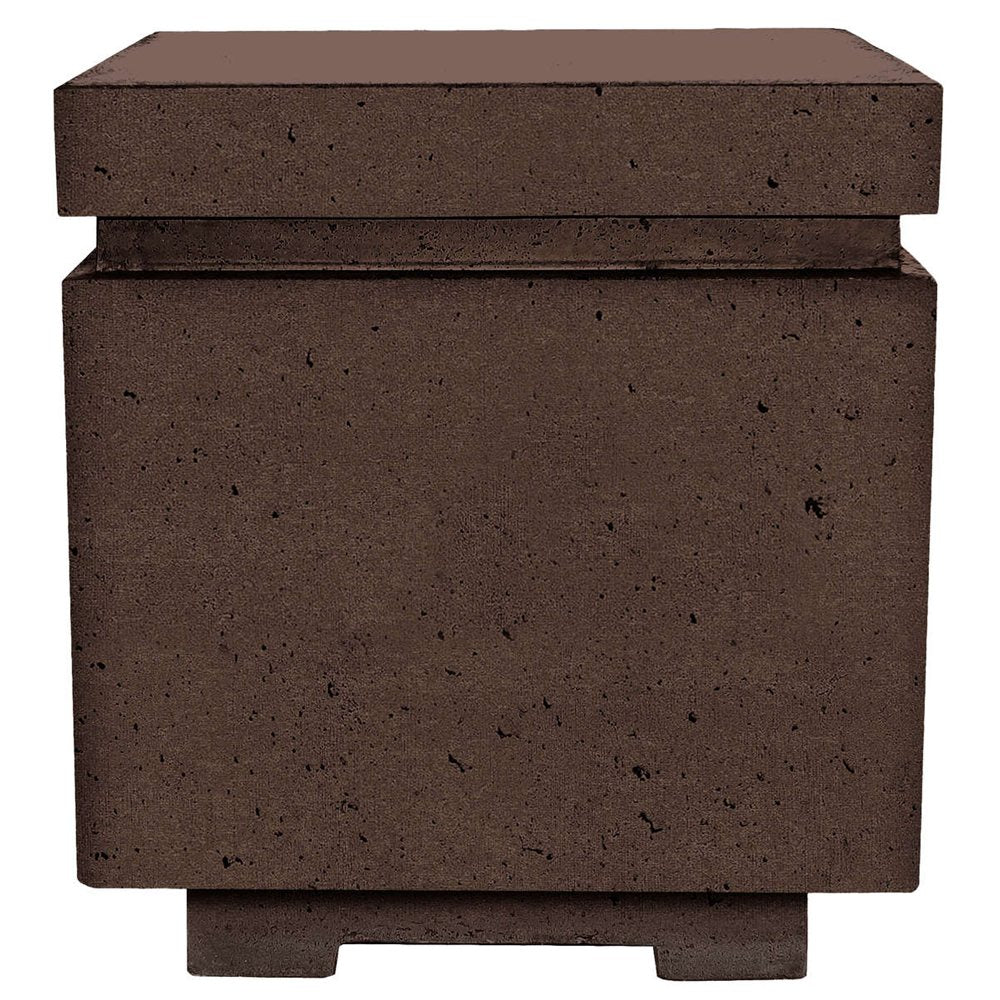 Firegear Sanctuary Chocolate GFRC Propane Tank Enclosure - SANCTUARY-LPTE-CH