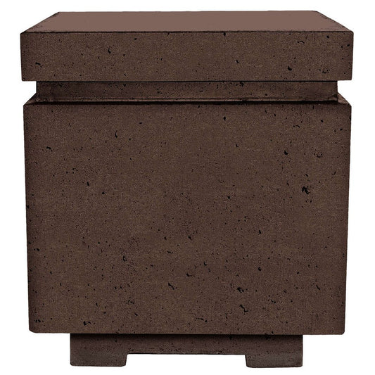 Firegear Sanctuary Propane Tank Enclosure, GFRC Concrete, Chocolate | SANCTUARY-LPTE-CH