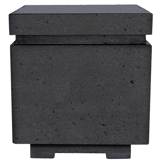 Firegear Sanctuary Propane Tank Enclosure, GFRC Concrete, Raven | SANCTUARY-LPTE-RA