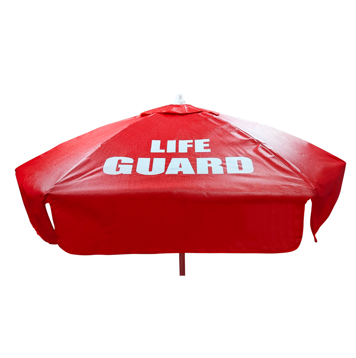 Kemp USA 6 ft Vinyl Umbrella with LIFE GUARD Logo, Kemp USA
