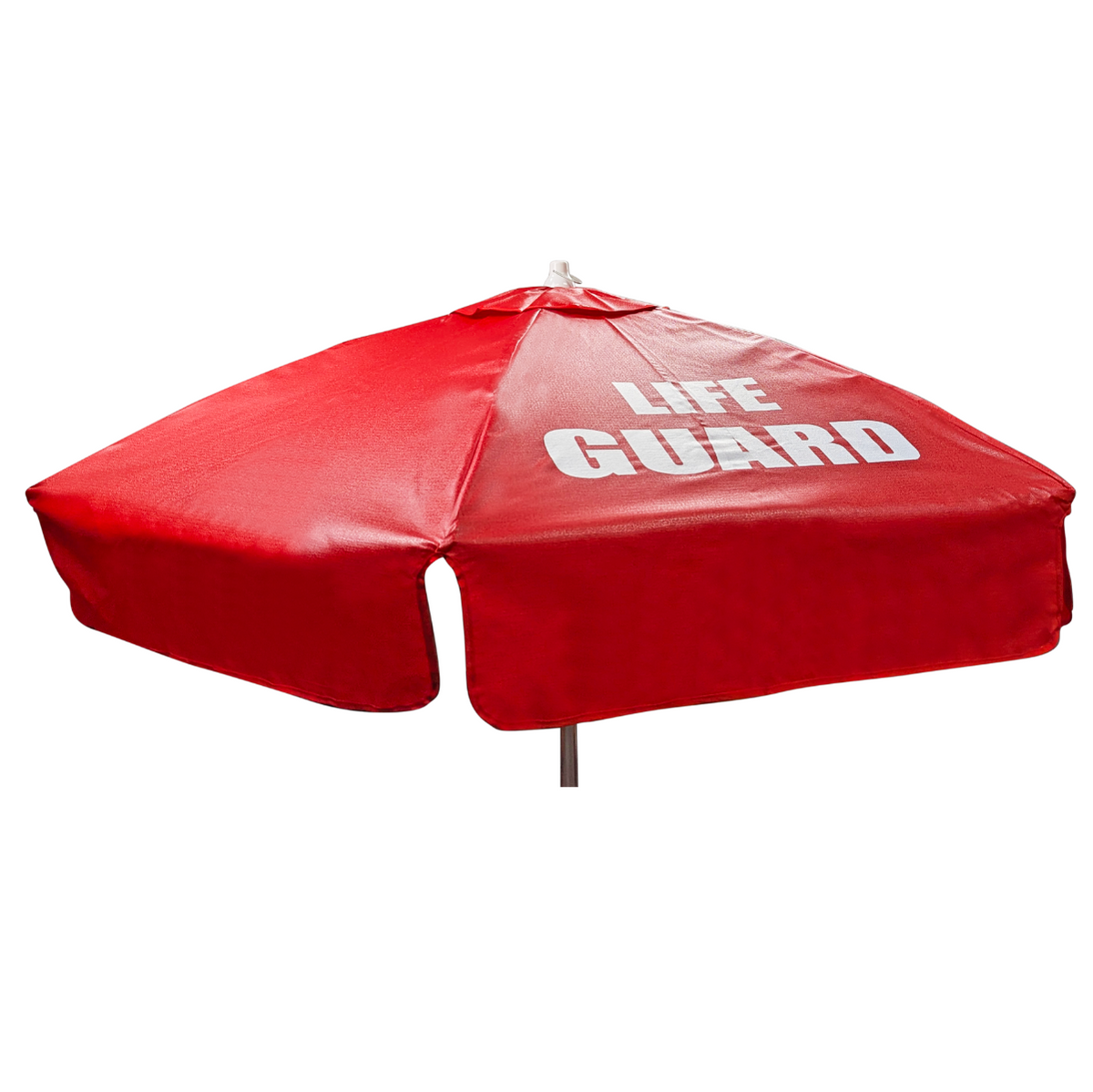 Kemp USA 6 ft Vinyl Umbrella with LIFE GUARD Logo, Kemp USA