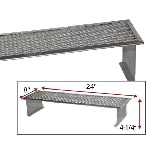 Phoenix Grills stainless steel secondary cooking surface