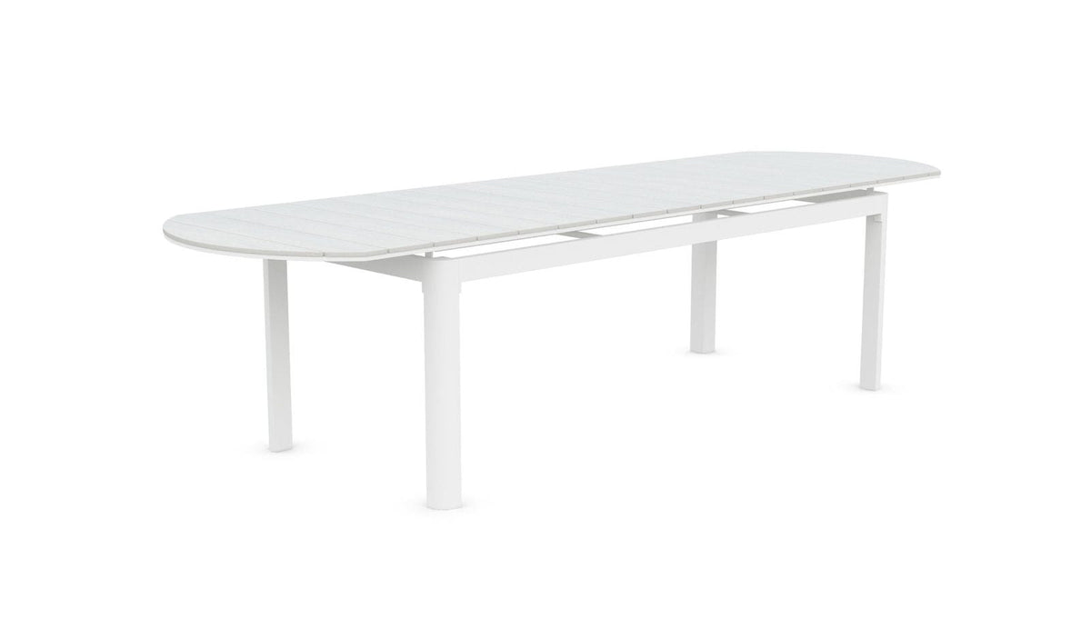 Seville Extendable Dining Table in Glacier Weatherwood