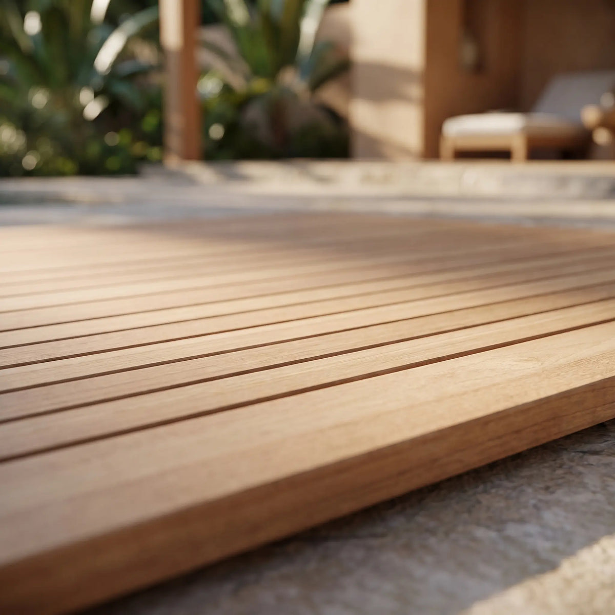 Anderson Teak Shower Mat Roll It & Go! Rectangular