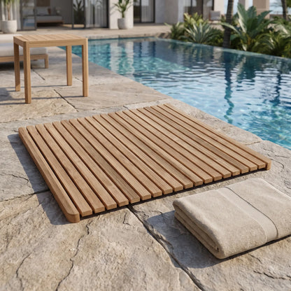 Anderson Teak Shower Mat Square Large