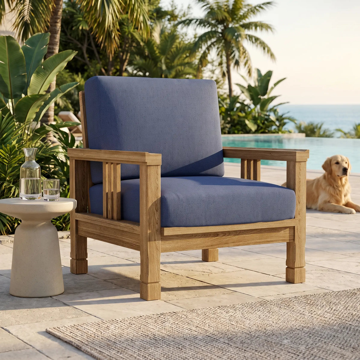 Anderson Teak SouthBay Deep Seating Armchair