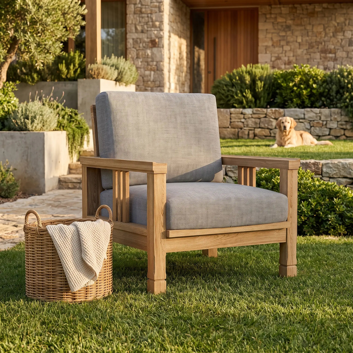 Anderson Teak SouthBay Deep Seating Armchair