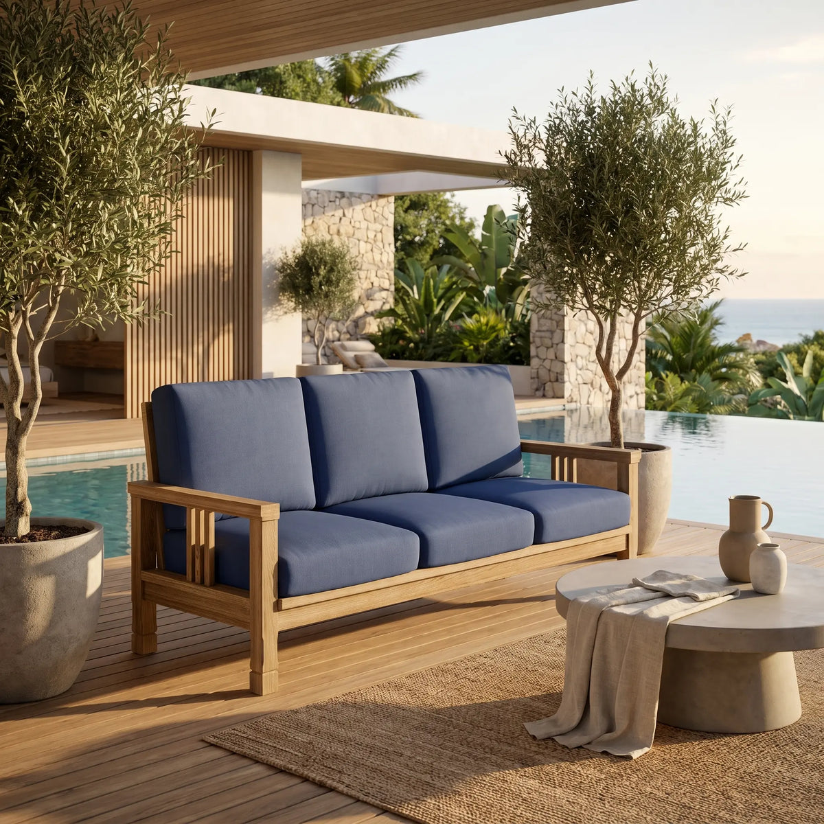 Anderson Teak SouthBay Deep Seating Sofa