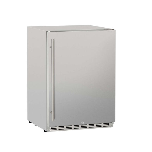 Summerset SSRFR-24D 24-inch 5.3 cu ft deluxe outdoor rated refrigerator