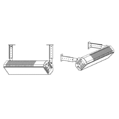 Sunstar Wall and Ceiling Telescopic Mounting Bracket Kit, model 44560352, view 2