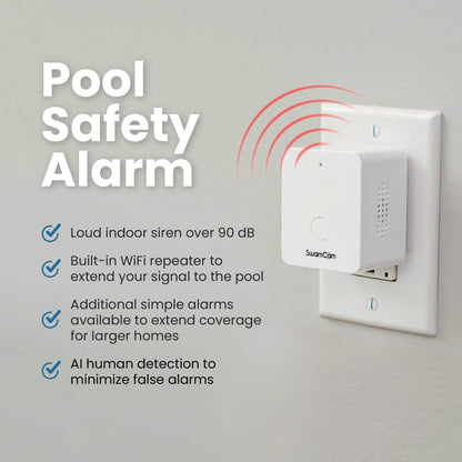 SwamCam Replacement Alarm with WiFi Repeater, model SCRP2, view 2