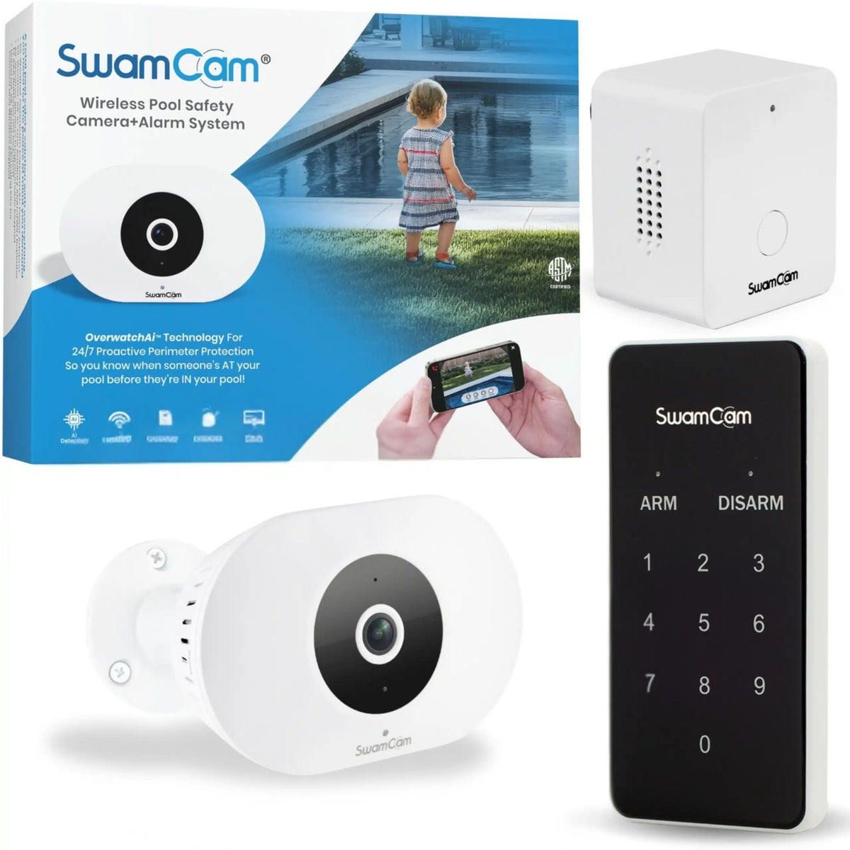SwamCam Pool Alarm Camera System, model SCCAM2