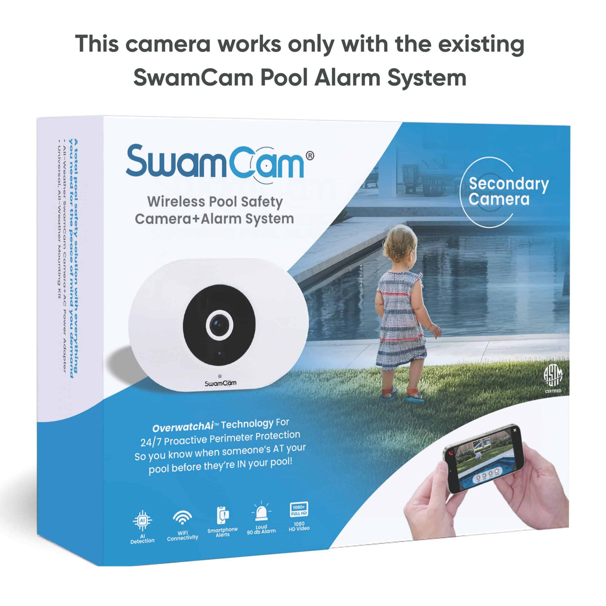 SwamCam Secondary Camera for Dual System, model SCCAM2SC, view 2
