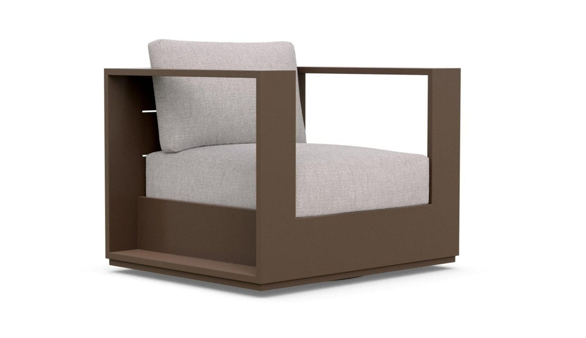 Sydney Swivel Club Chair in Bronze
