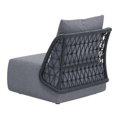 Mekan Outdoor Patio Accent Chair, Gray
