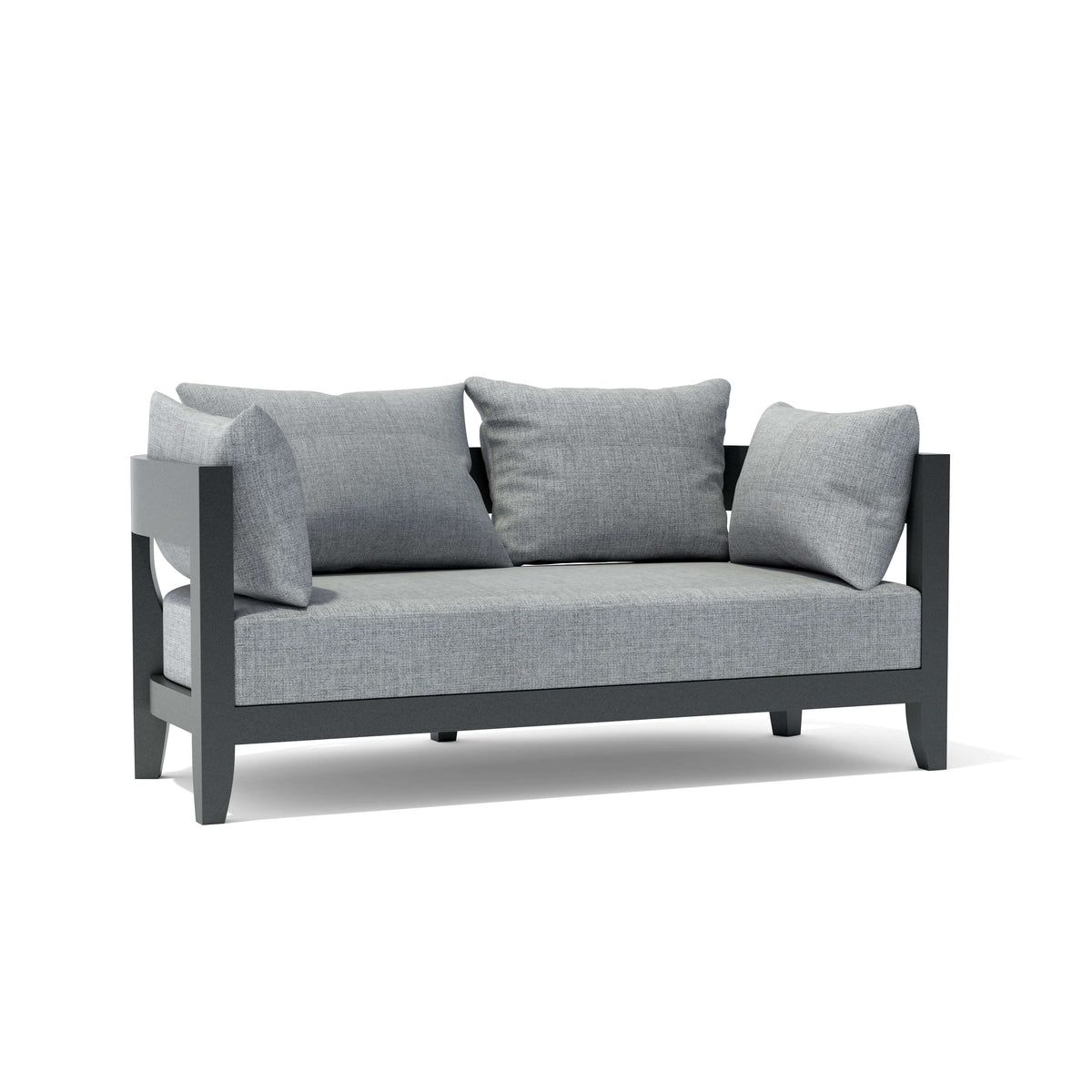 Anderson Teak Coronado Deep Seating Aluminum Loveseat