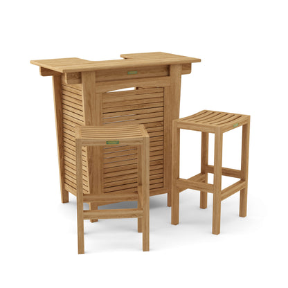 Anderson Teak Montego 3-Piece Bar Set