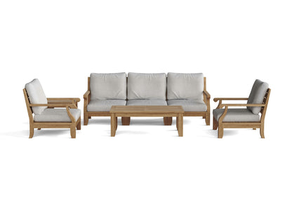 Anderson Teak Riviera 7-Piece Modular Set w/ Rectangular Table