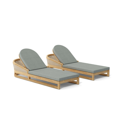 Anderson Teak Catania 2-Piece Sun Lounger Set